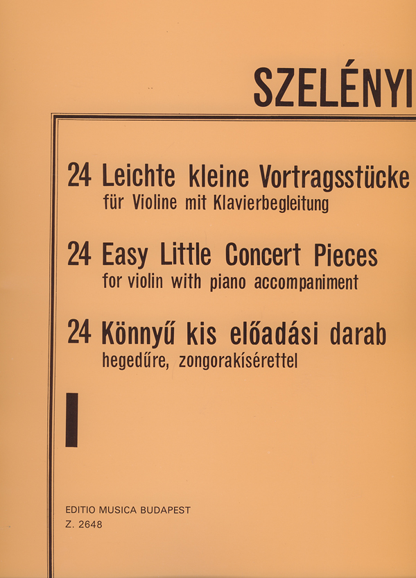 24 Leichte kleine Vortragsstücke - 1