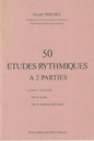 50 Etudes rythmiques à 2 parties - Vol.1 très faciles