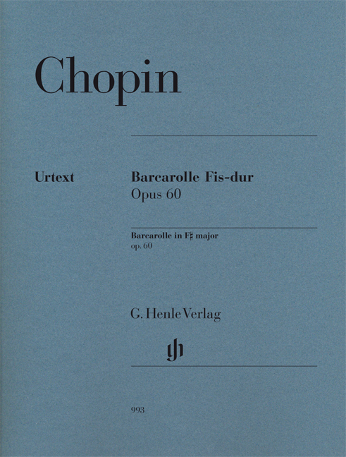 Barcarolle Fis-dur, Op.60