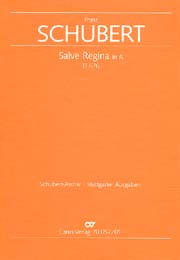 Salve Regina in A, D.676 (Klavierauszug)