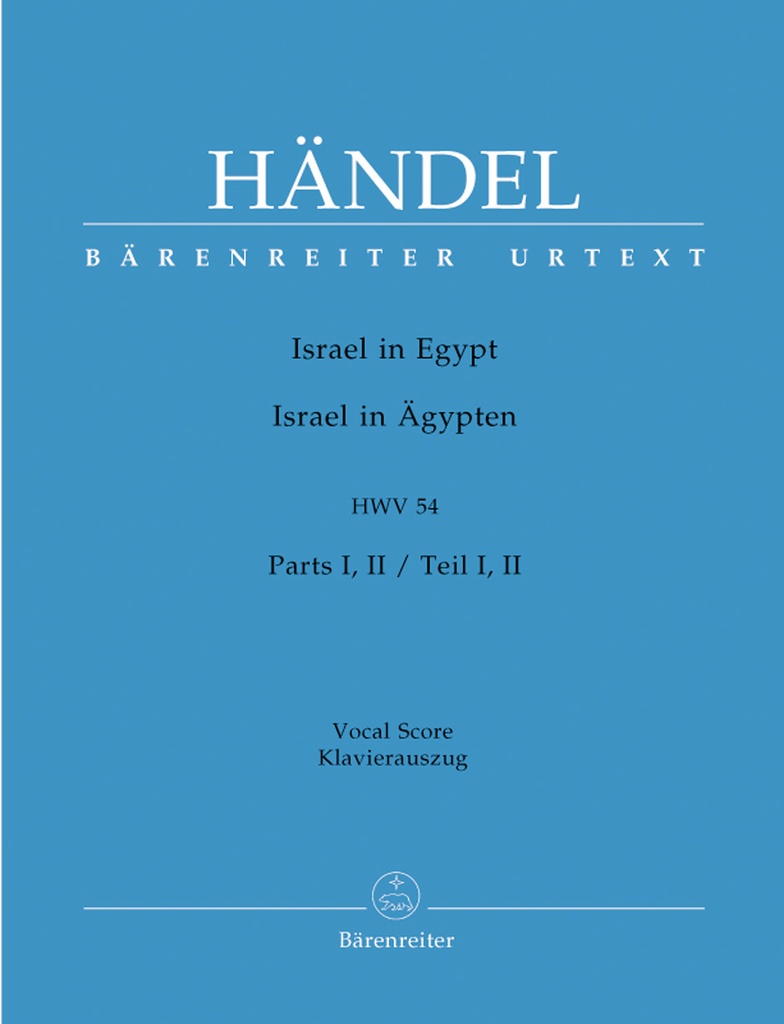 Israel in Egypt, HWV.54 (Vocal score)