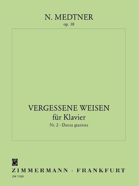 Vergessene Weisen, Op.38 - 2: Danza graziosa