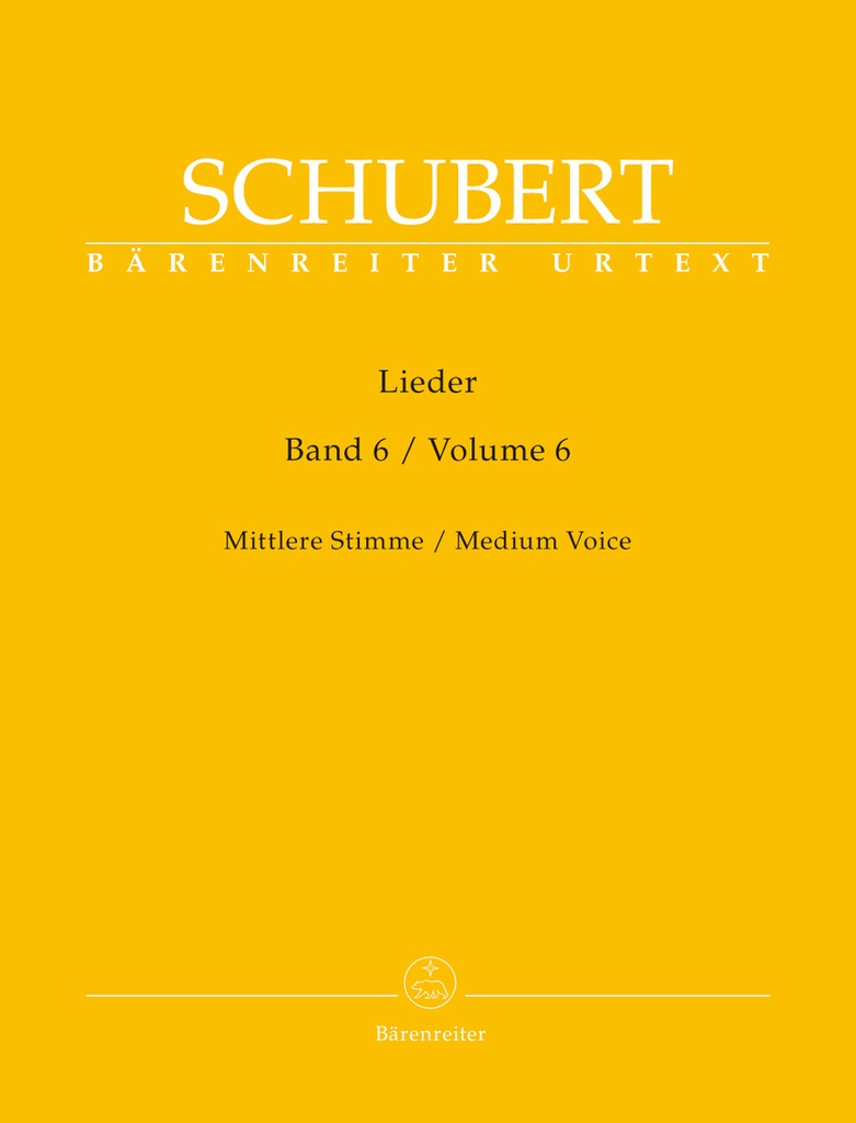 Lieder - Vol.6 (Medium voice)