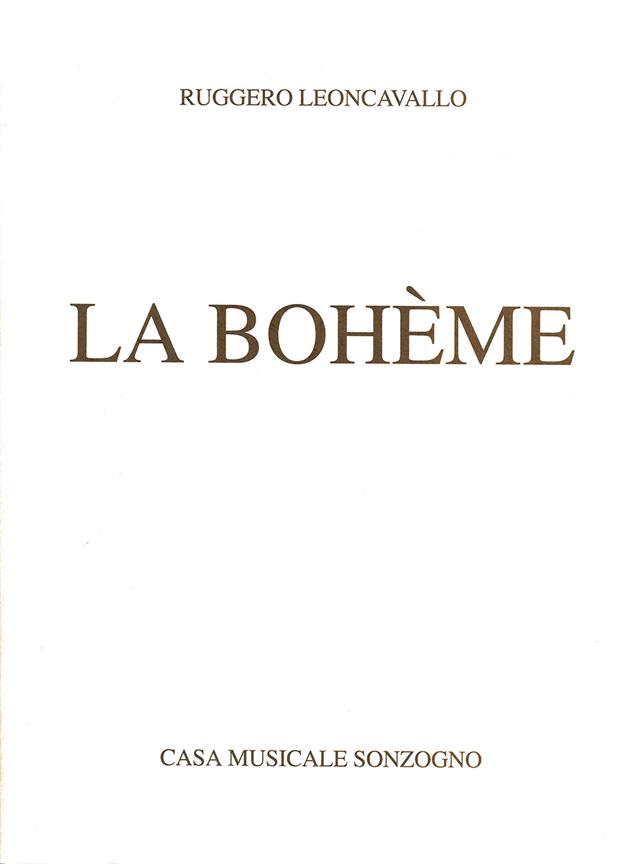 La Bohème (Canto e pianoforte)