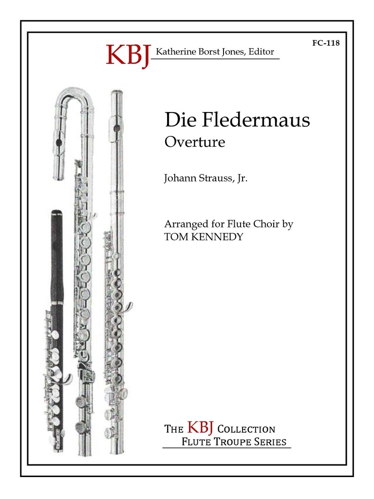 Die Fledermaus Overture  (Score & parts)