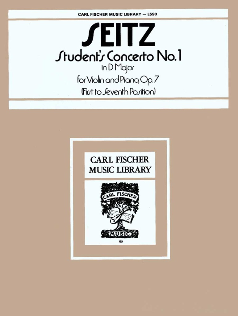 Student's concerto no.1 in D major, Op.7