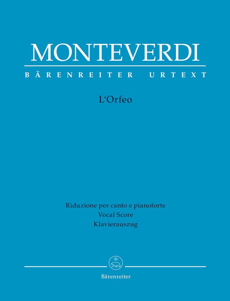 L'Orfeo (Vocal score)