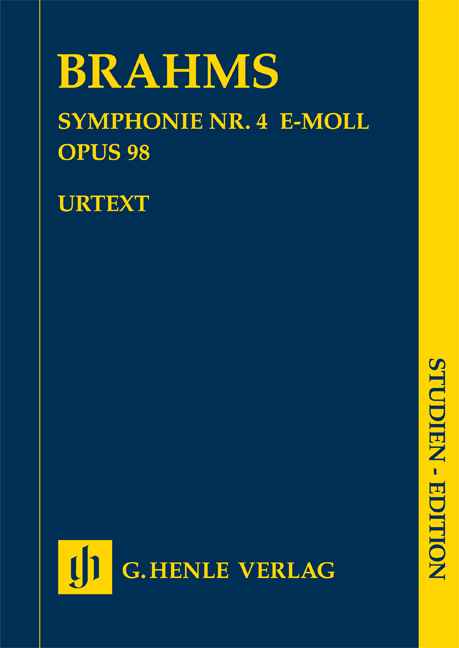 Symphonie Nr.4 E-moll, Op.98 (Study score)