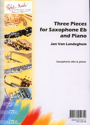 3 Pieces for saxophone Eb and piano