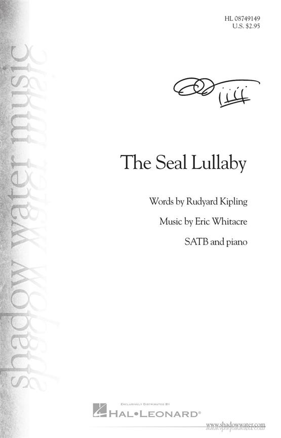 The Seal Lullaby (SATB)