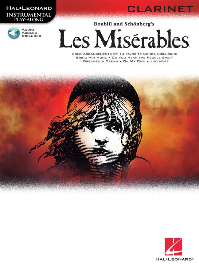 Les Miserables Play-Along pack - Clarinet