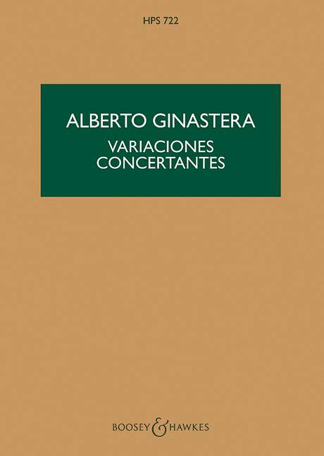 Variaciones concertantes, Op.23 (Study score)