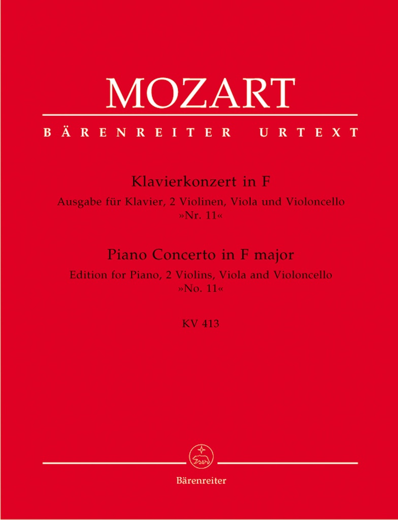 Concerto No.11 A major, KV.413(387a) (Set of parts)