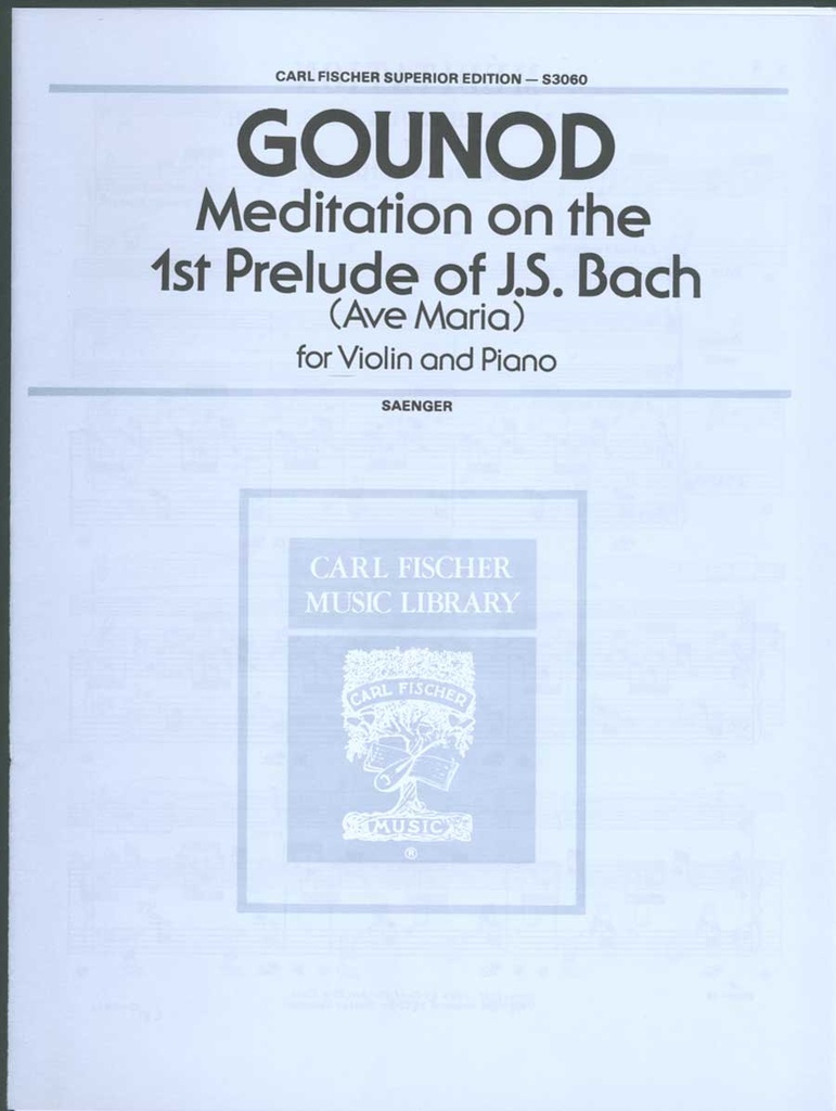 Meditation on the 1st Prelude of Bach