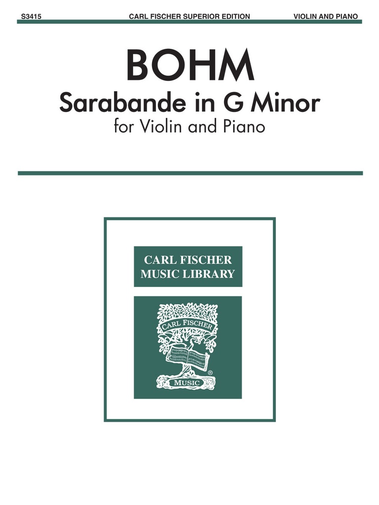 Sarabande in g minor