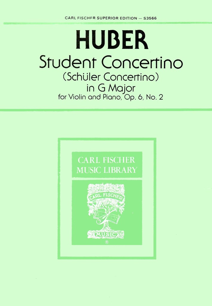 Student concertino no.2, Op.6