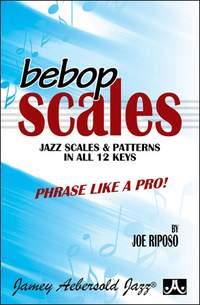 Bebop scales in treble clef