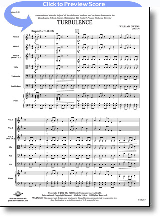 Turbulence (Score and parts)