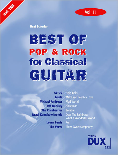 Best of Pop & Rock for Classical Guitar - Vol.11