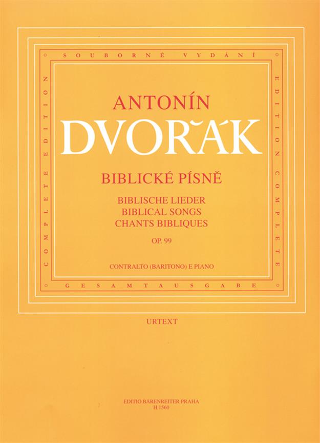 Biblische Lieder, Op.99 (Alto/Baritone)