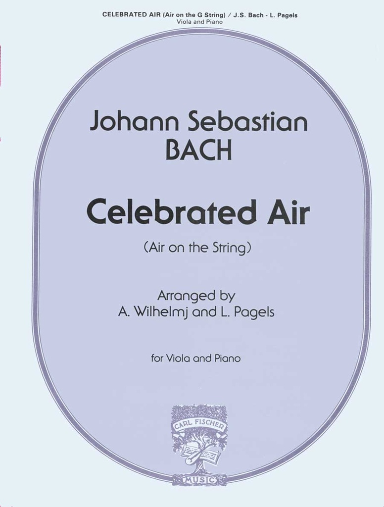 Celebrated air (Air on the G string)