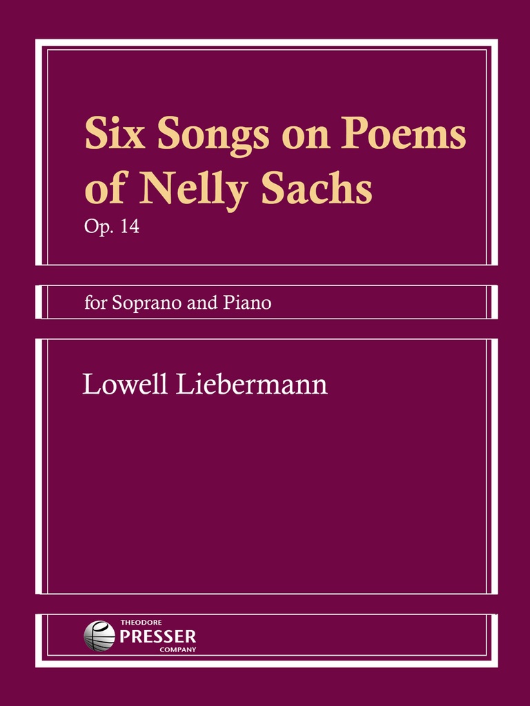 6 Songs on poems of Nelly Sachs, Op.14