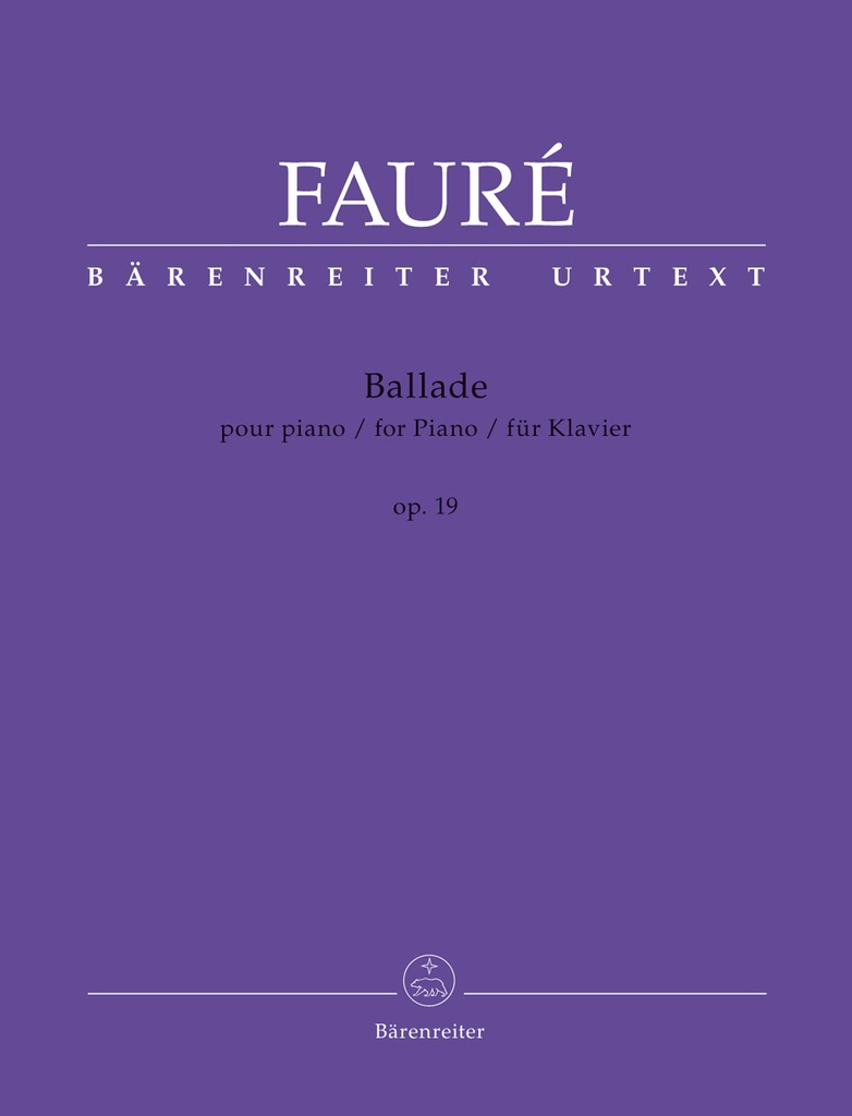 Ballade, Op.19 (Piano solo)