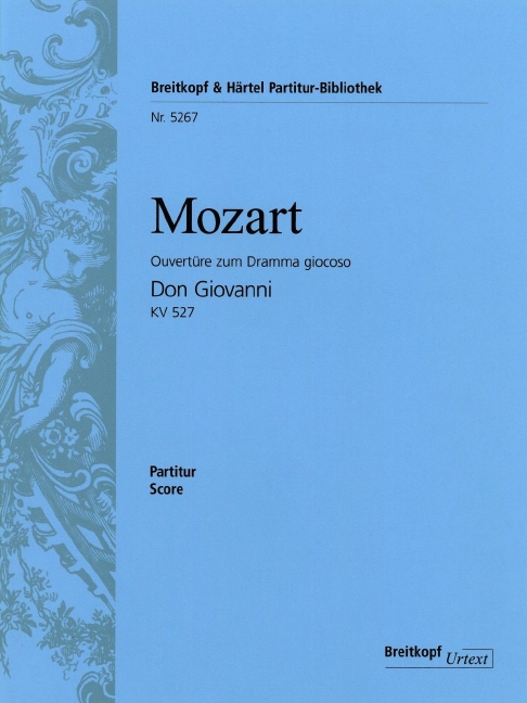 Don Giovanni, KV.527 - Overture with concert close by Mozart (Full score)