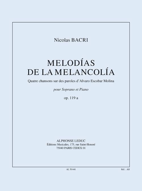 Melodias de la melancolia, Op.119a