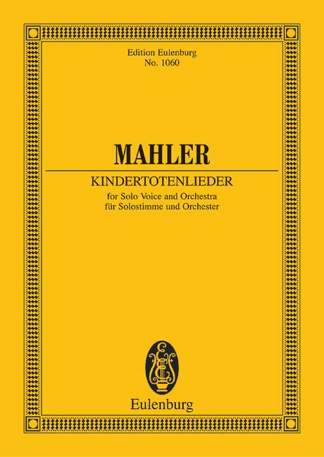 Kindertotenlieder (Study score)