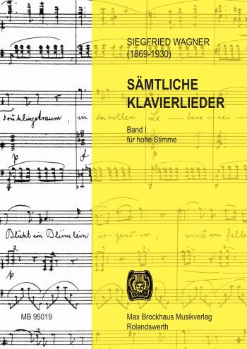 Sämtliche Klavierlieder - Band 1 (Hohe Stimme)