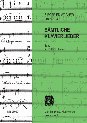 Sämtliche Klavierlieder - Band 2 (Mittlere Stimme)