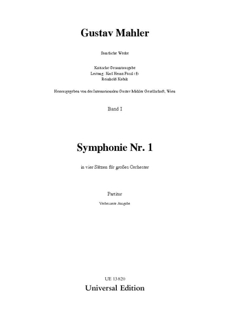 Symphony No.1 (Full score)