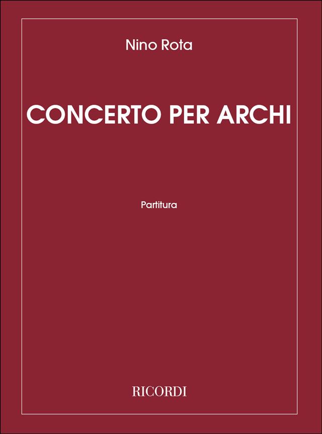 Concerto per archi (Score)