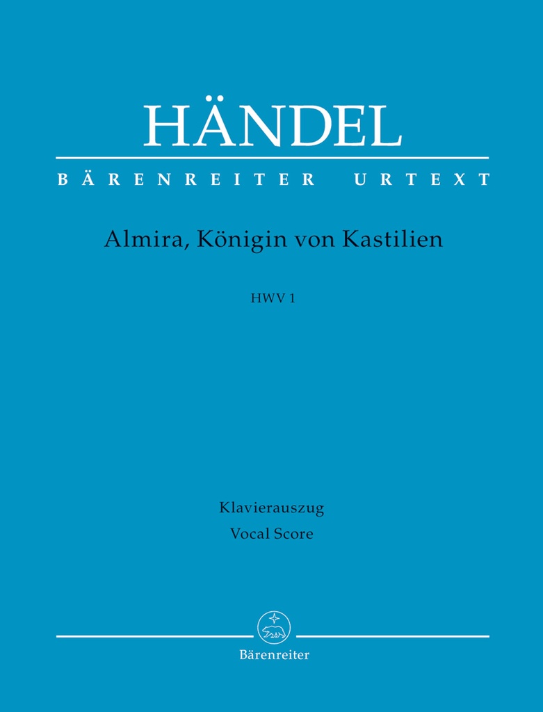 Almira, Königin von Kastilien, HWV.1 (Vocal score)