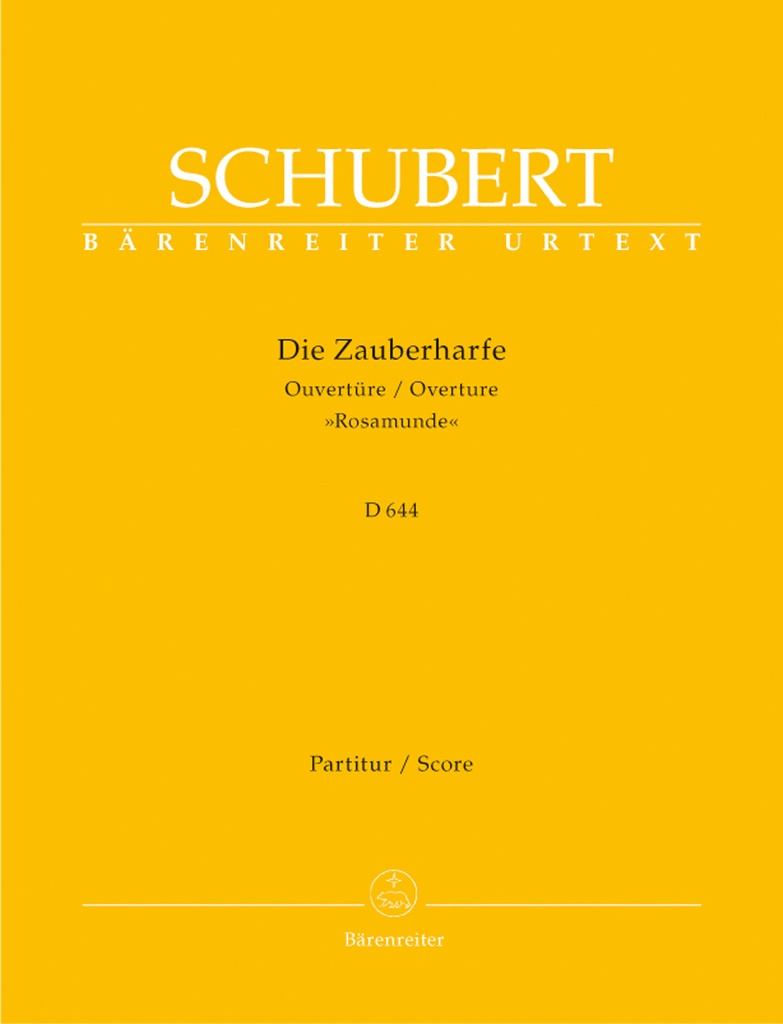 Die Zauberharfe. Ouvertüre C-Dur, D.644 'Rosamunde' (Score)