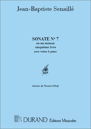 Sonate no.7 en mi mineur