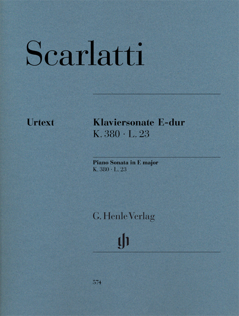 Piano sonata E major, K.380, L.23