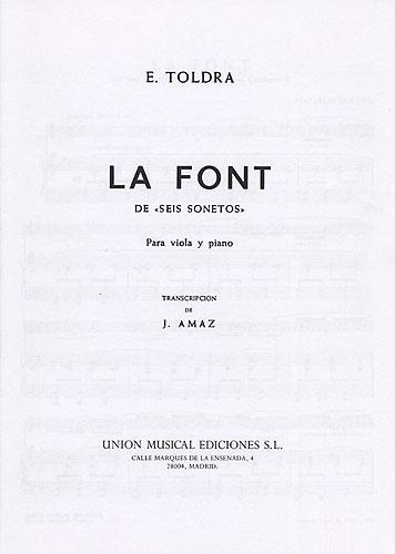 La Font (de "Seis sonetos")