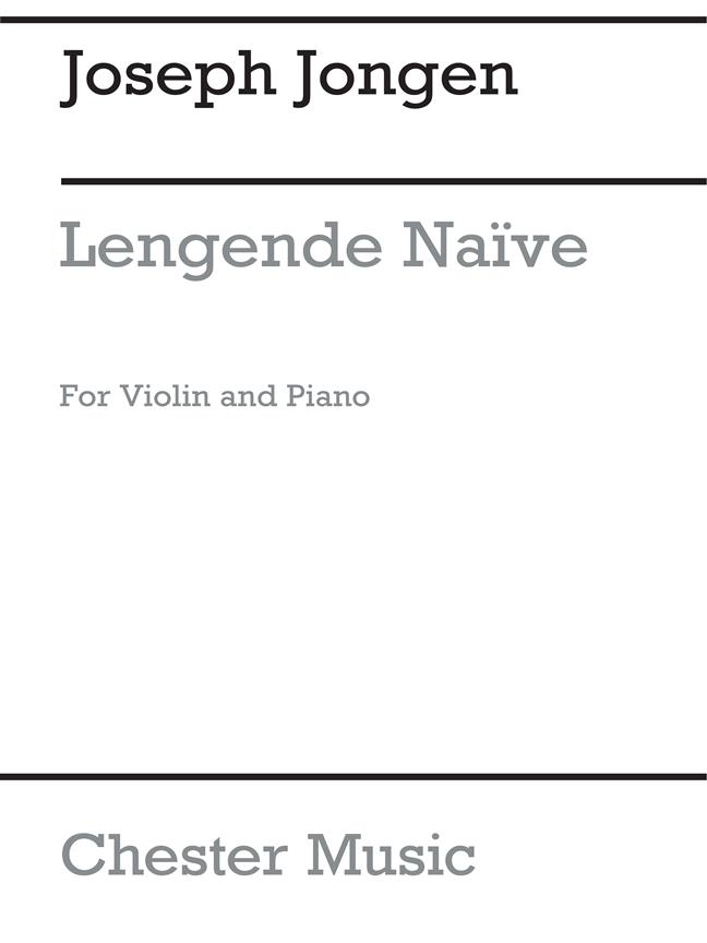 Aquarelles, Op.59 No.1 - Légende Naive