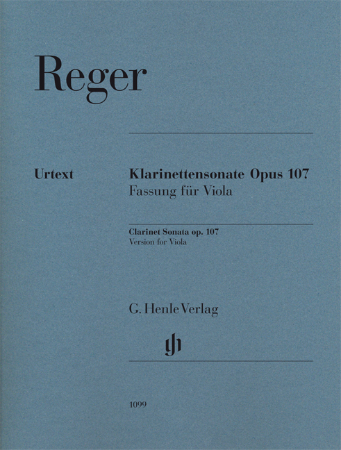 Klarinettensonate, Op.107 (Fassung für Viola)