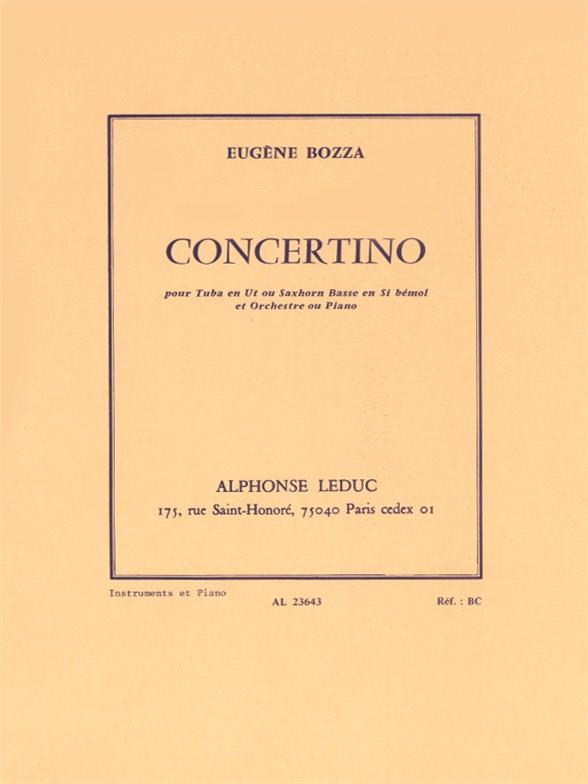 Concertino for tuba and piano