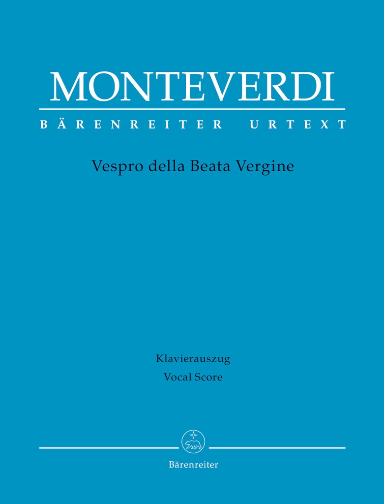 Vespro della Beata Vergine (Vocal score)