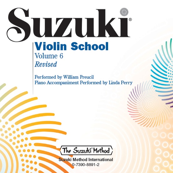 Suzuki Violin School - Vol.6 (Cd only - Revised Edition)