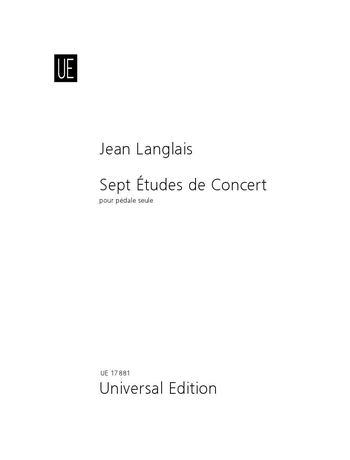 7 Concert etudes (Organ pedal)