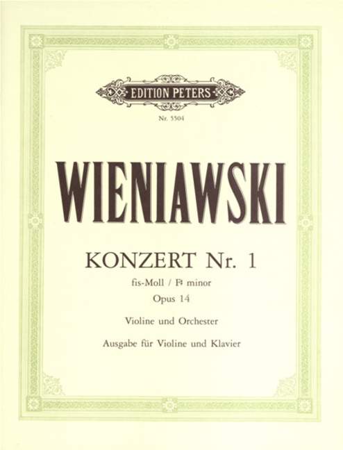 Konzert No.1 fis-moll, Op.14