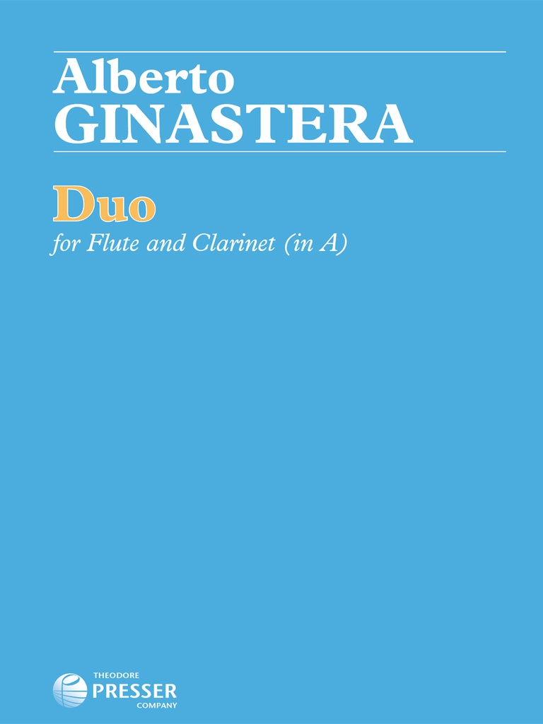 Duo for flute and clarinet (in A)