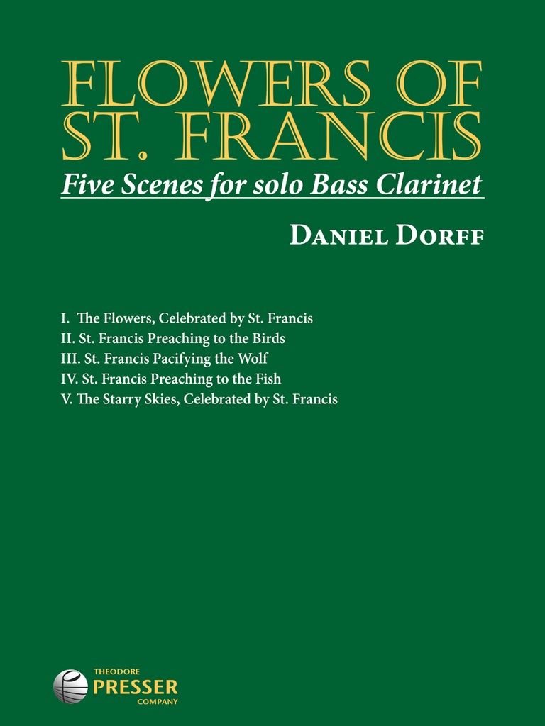 Flowers of St.Francis (5 Scenes for solo Bass Clarinet)