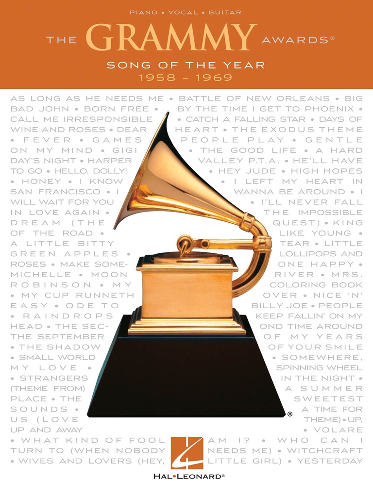 The Grammy Awards: Song of the Year 1958-1969