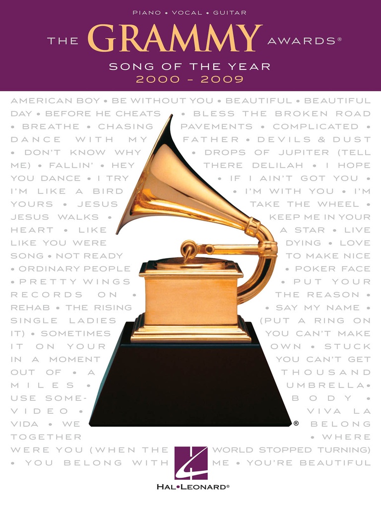 The Grammy Awards: Song of the Year 2000-2009